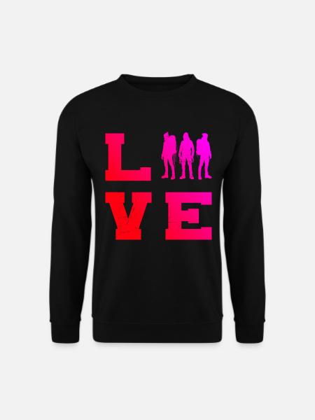 Climbers Men Bouldering Bouldering Climbing - Unisex Sweatshirt - black