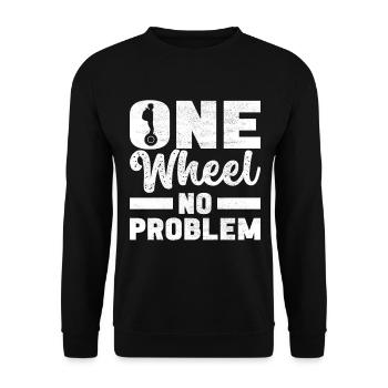 EUC Monowheel - Unisex Sweatshirt - black - Front - Alina (178cm) & Michal (187cm)