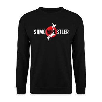 Lutteur de sumo Arts martiaux Sumo Lutte japonaise - Sweat-shirt Unisexe - noir - Devant - Alina (178cm) & Michal (187cm)