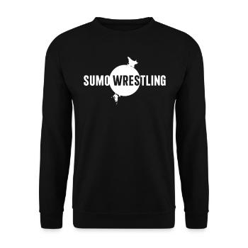 Lutte de sumo Lutteur de sumo d’arts martiaux de sumo - Sweat-shirt Unisexe - noir - Devant - Alina (178cm) & Michal (187cm)