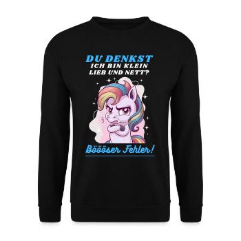 Tshirt drôle Humour drôle Sarcasme Femmes Mignon - Sweat-shirt Unisexe - noir - Devant - Alina (178cm) & Michal (187cm)
