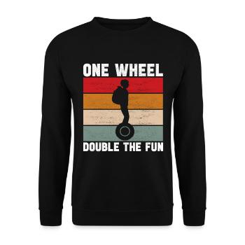 EUC Monowheel - Unisex Pullover - Schwarz - Vorne - Alina (178cm) & Michal (187cm)