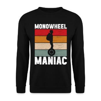EUC Monowheel - Unisex Sweatshirt - black - Front - Alina (178cm) & Michal (187cm)