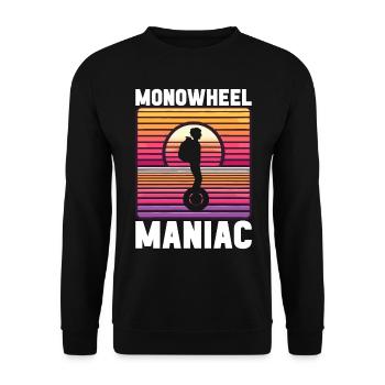 EUC Monowheel - Unisex Pullover - Schwarz - Vorne - Alina (178cm) & Michal (187cm)