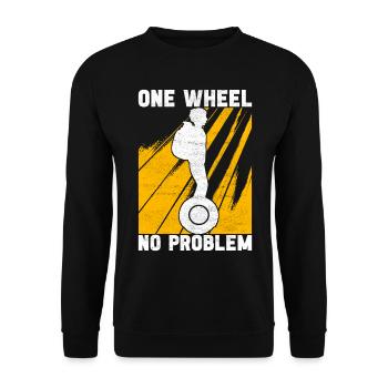 EUC Monowheel - Unisex Sweatshirt - black - Front - Alina (178cm) & Michal (187cm)