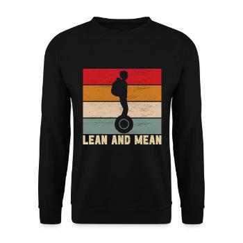 EUC Monowheel - Unisex Sweatshirt - black - Front - Alina (178cm) & Michal (187cm)