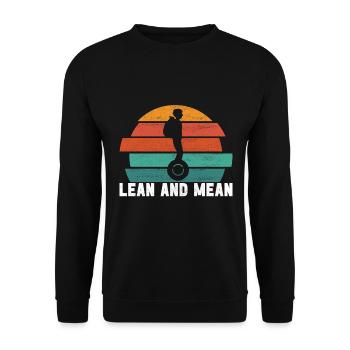 EUC Monowheel - Unisex Sweatshirt - black - Front - Alina (178cm) & Michal (187cm)