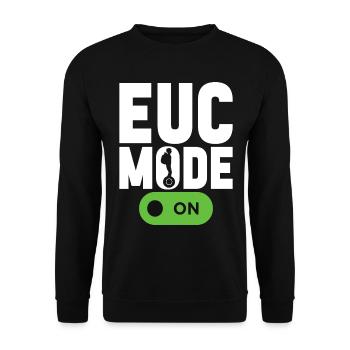 EUC Monoroue - Sweat-shirt Unisexe - noir - Devant - Alina (178cm) & Michal (187cm)