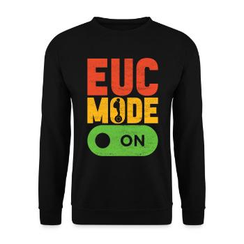 EUC Monowheel - Unisex Sweatshirt - black - Front - Alina (178cm) & Michal (187cm)