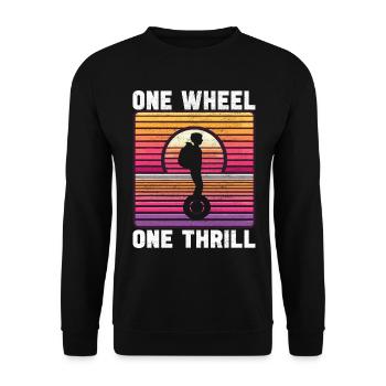 EUC Monowheel - Unisex Pullover - Schwarz - Vorne - Alina (178cm) & Michal (187cm)