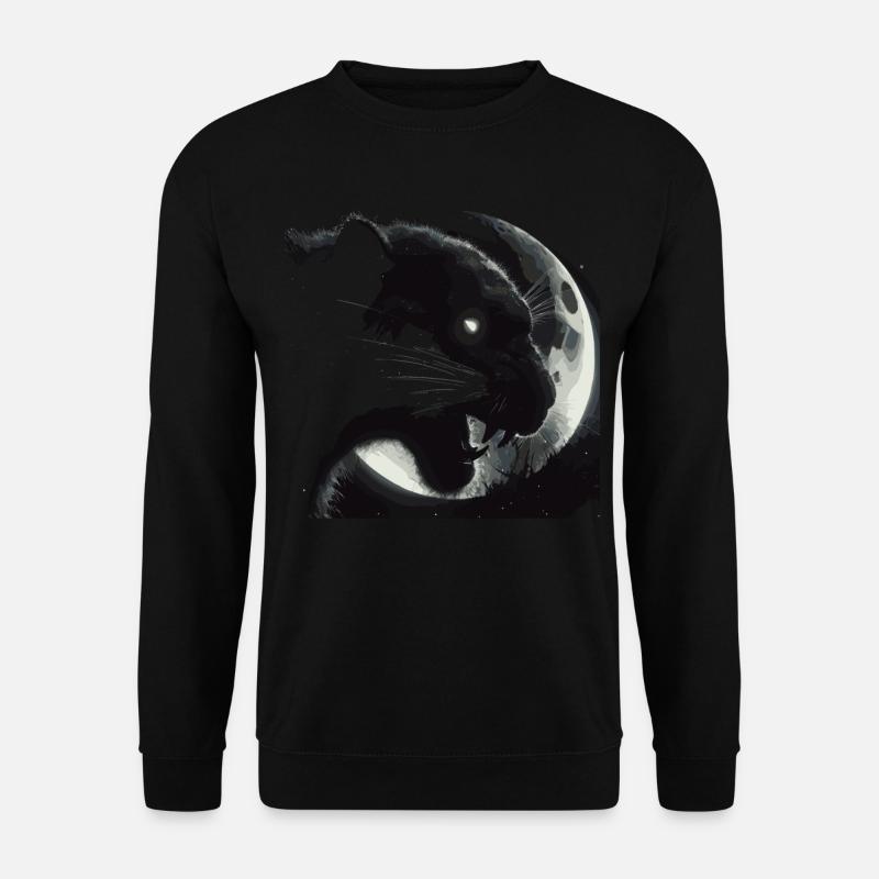 head in the moonlight - Unisex Sweatshirt - black