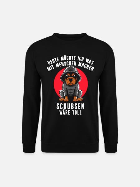 Dog, Irony, Funny, Work, Funny, Sarcasm, Antisocial - Unisex Sweatshirt - black