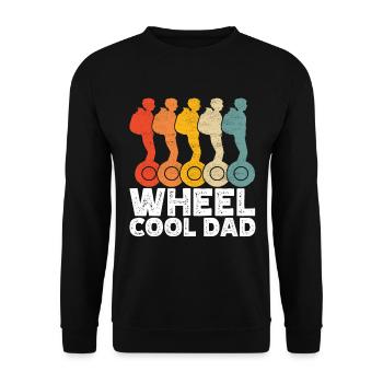 EUC Monowheel - Unisex Sweatshirt - black - Front - Alina (178cm) & Michal (187cm)