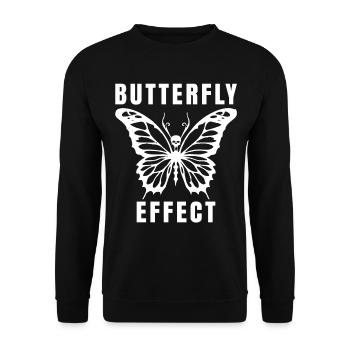 Techno Geschenk Rave Festival Party Musik Tekk EDM - Unisex Pullover - Schwarz - Vorne - Alina (178cm) & Michal (187cm)