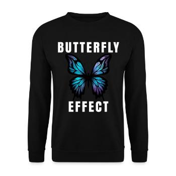 Techno Geschenk Rave Festival Party Musik Tekk EDM - Unisex Pullover - Schwarz - Vorne - Alina (178cm) & Michal (187cm)