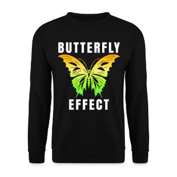 Techno Geschenk Rave Festival Party Musik Tekk EDM - Unisex Pullover - Schwarz - Vorne - Alina (178cm) & Michal (187cm)