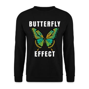 Techno Geschenk Rave Festival Party Musik Tekk EDM - Unisex Pullover - Schwarz - Vorne - Alina (178cm) & Michal (187cm)