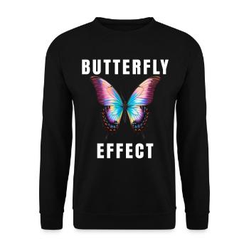 Techno Gift Rave Festival Party Music Tekk EDM - Unisex Sweatshirt - black - Front - Alina (178cm) & Michal (187cm)