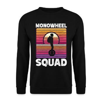 EUC Monowheel - Unisex Sweatshirt - black - Front - Alina (178cm) & Michal (187cm)