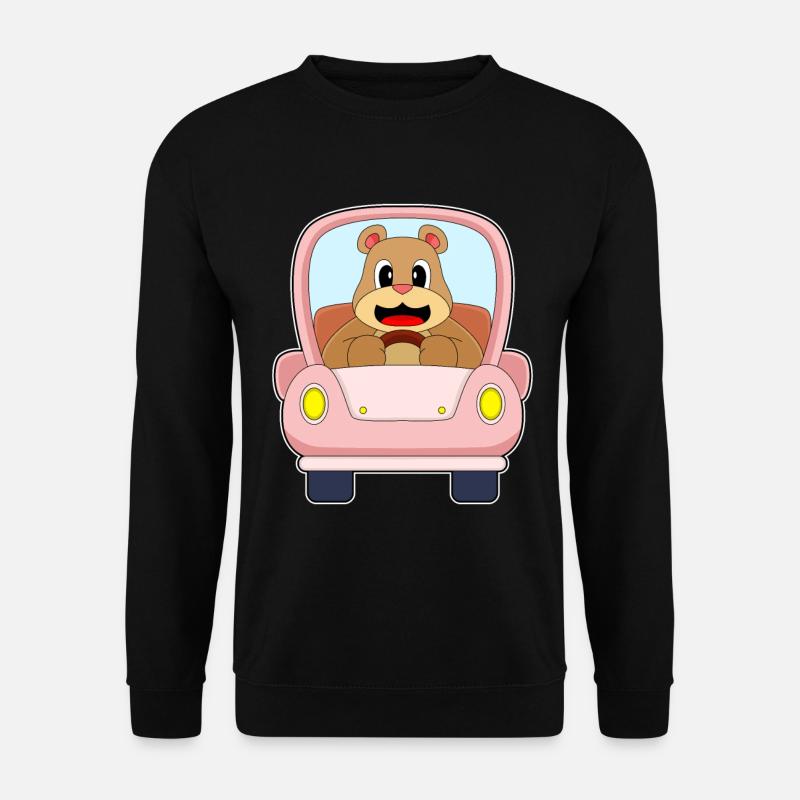 Bär Auto - Unisex Pullover - Schwarz