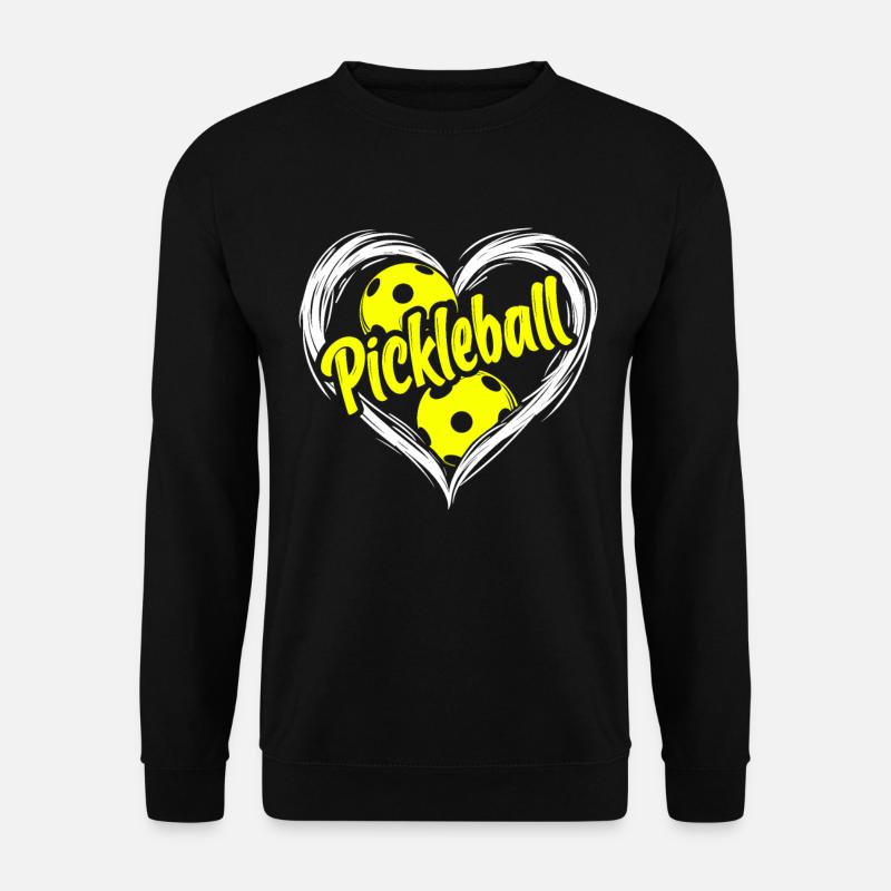 Pickleball, I Love Pickleball - Unisex Pullover - Schwarz