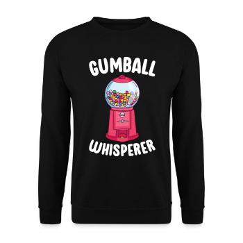 Machine à chewing-gum Machine à chewing-gum - Sweat-shirt Unisexe - noir - Devant - Alina (178cm) & Michal (187cm)