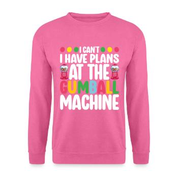 Machine à chewing-gum Machine à chewing-gum - Sweat-shirt Unisexe - rose - Devant