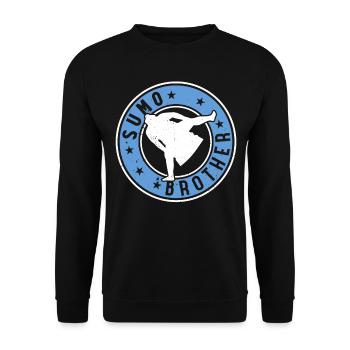 Sumo Combattant Frère Sumo Lutteur Sumo Frère Su - Sweat-shirt Unisexe - noir - Devant - Alina (178cm) & Michal (187cm)