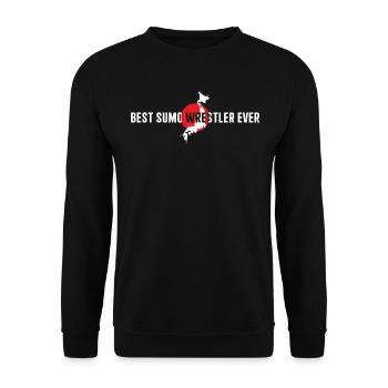 Sumo Fighter Sumo Wrestling - Meilleur lutteur de sumo e - Sweat-shirt Unisexe - noir - Devant - Alina (178cm) & Michal (187cm)