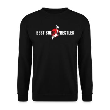 Sumo Fighter Sumo Wrestling - Meilleur lutteur de sumo - Sweat-shirt Unisexe - noir - Devant - Alina (178cm) & Michal (187cm)