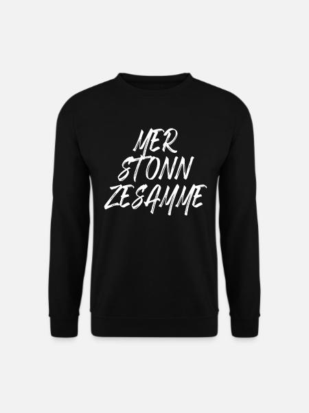 Köln Mer Stonn Zesamme Dom Karneval Kölsch Kölner - Unisex Pullover - Schwarz