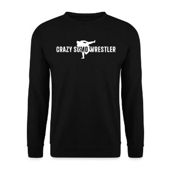 Lutteur de sumo fou - Sumo Fighter Sumo Wrestler - Sweat-shirt Unisexe - noir - Devant - Alina (178cm) & Michal (187cm)