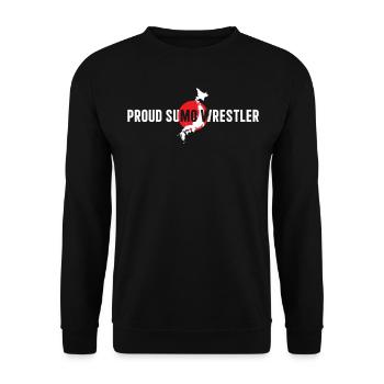 Sumo Fighter Sumo Wrestling - Fier lutteur de sumo - Sweat-shirt Unisexe - noir - Devant - Alina (178cm) & Michal (187cm)