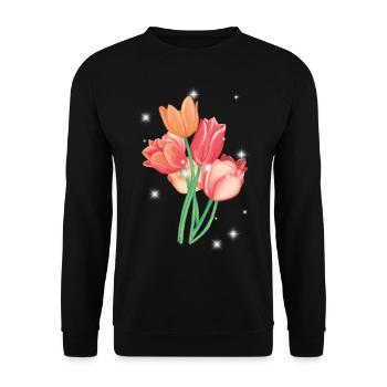 Fleurs Jardin de fleurs Jardinier Jardinier amateur - Sweat-shirt Unisexe - noir - Devant - Alina (178cm) & Michal (187cm)