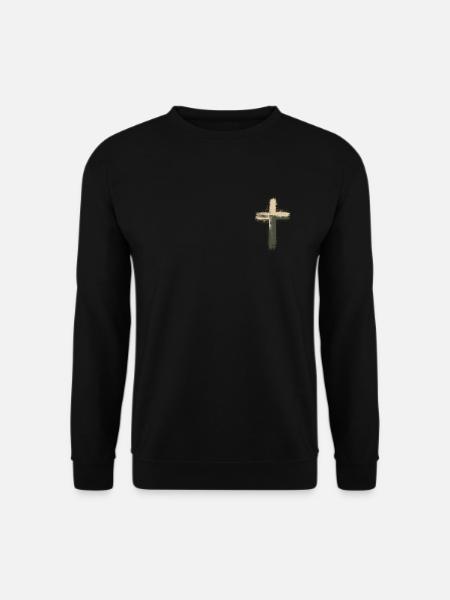 Jesus Christus Christlich Christentum Gott Bibel - Unisex Pullover - Schwarz
