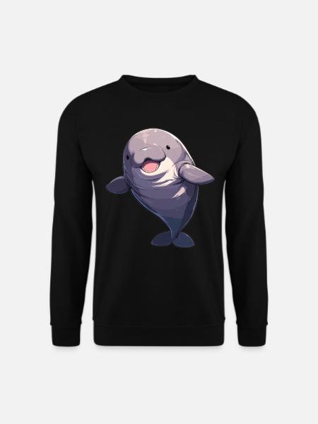 Manatee Dugongs Dugong - Unisex Sweatshirt - black
