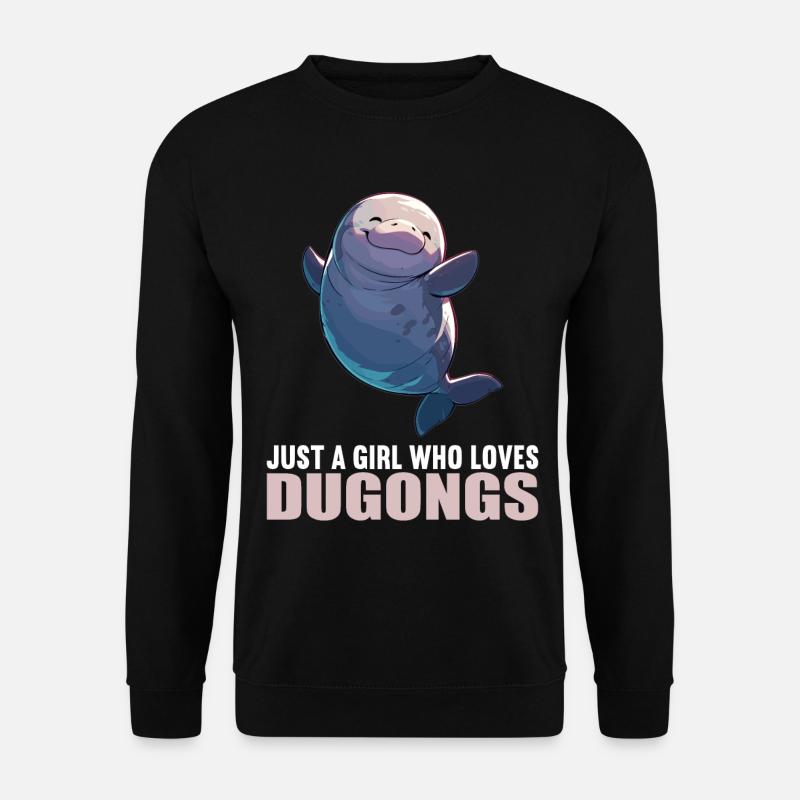 Seekuh Dugongs Dugong - Unisex Pullover - Schwarz