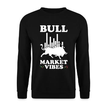 Day Trading Day Trader Bourse Bourse - Sweat-shirt Unisexe - noir - Devant - Alina (178cm) & Michal (187cm)