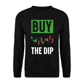 Day Trading Day Trader Bourse Bourse - Sweat-shirt Unisexe - noir - Devant - Alina (178cm) & Michal (187cm)
