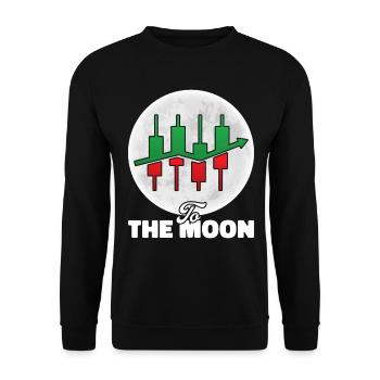 Day Trading Day Trader Bourse Bourse - Sweat-shirt Unisexe - noir - Devant - Alina (178cm) & Michal (187cm)