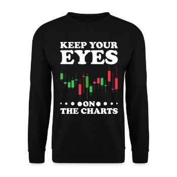 Day Trading Day Trader Bourse Bourse - Sweat-shirt Unisexe - noir - Devant - Alina (178cm) & Michal (187cm)