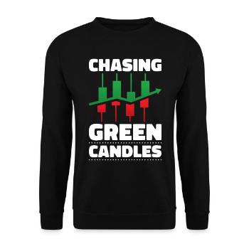 Day Trading Day Trader Bourse Bourse - Sweat-shirt Unisexe - noir - Devant - Alina (178cm) & Michal (187cm)