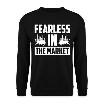 Day Trading Day Trader Bourse Bourse - Sweat-shirt Unisexe - noir - Devant - Alina (178cm) & Michal (187cm)
