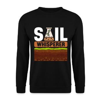 Bodenwissenschaftler Science du sol - Sweat-shirt Unisexe - noir - Devant - Alina (178cm) & Michal (187cm)