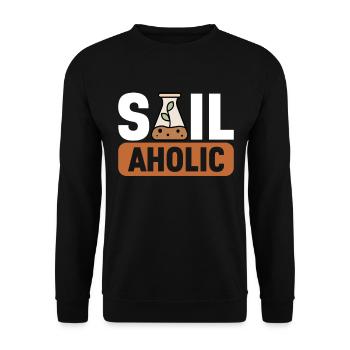 Bodenwissenschaftler Soil Science - Unisex Sweatshirt - black - Front - Alina (178cm) & Michal (187cm)