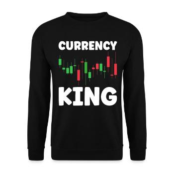 Trading Forex Trader Marché financier - Sweat-shirt Unisexe - noir - Devant - Alina (178cm) & Michal (187cm)