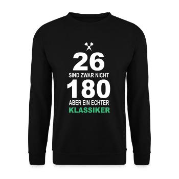 Dart Geschenk Dartboard Dartspieler Bullseye - Unisex Pullover - Schwarz - Vorne - Alina (178cm) & Michal (187cm)