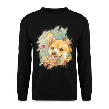 Bubble Tea Boba BubbleTea Kawaii Japan Tea Kpop - Unisex Sweatshirt - black - Front - Alina (178cm) & Michal (187cm)