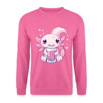 Thé à bulles Boba BubbleTea Kawaii Japan Tea Kpop - Sweat-shirt Unisexe - rose - Devant