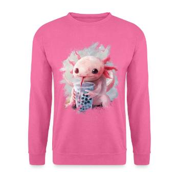 Thé à bulles Boba BubbleTea Kawaii Japan Tea Kpop - Sweat-shirt Unisexe - rose - Devant